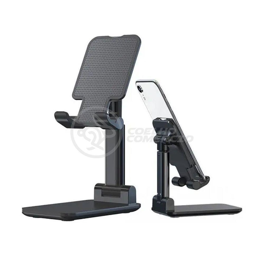Suporte Para Celular De Mesa Ajustável Preto - 1