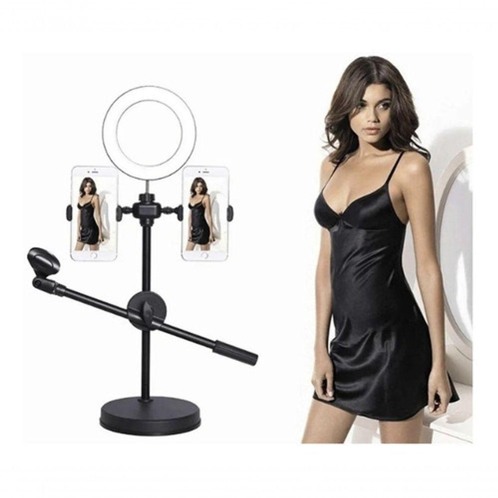 Ring Light Com Suporte Para Celular 6 Polegada Iluminador - 1