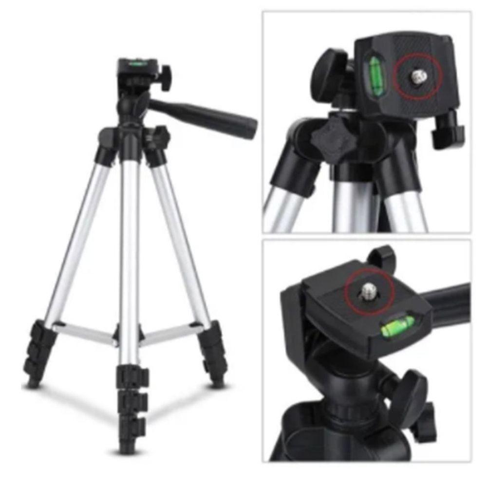Tripé Para Celular Câmera E Celular Foto Selfie Tripod - 2
