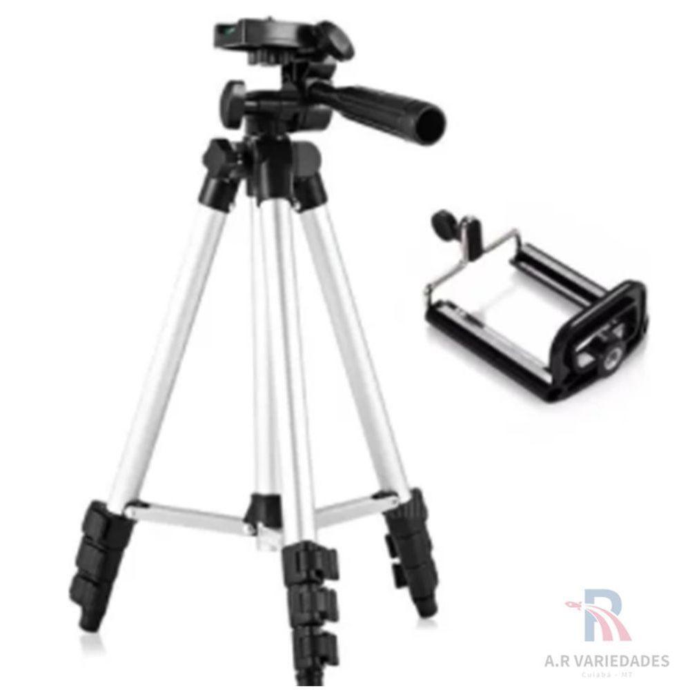 Tripé Para Celular Câmera E Celular Foto Selfie Tripod - 3
