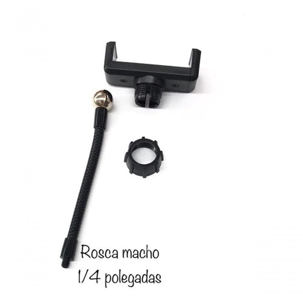 Suporte De Celular Flexível Para Ring Light Rosca Macho - 1
