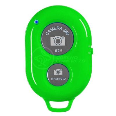 Controle Remoto Disparador Foto Bluetooth Selfie Verde Nº10