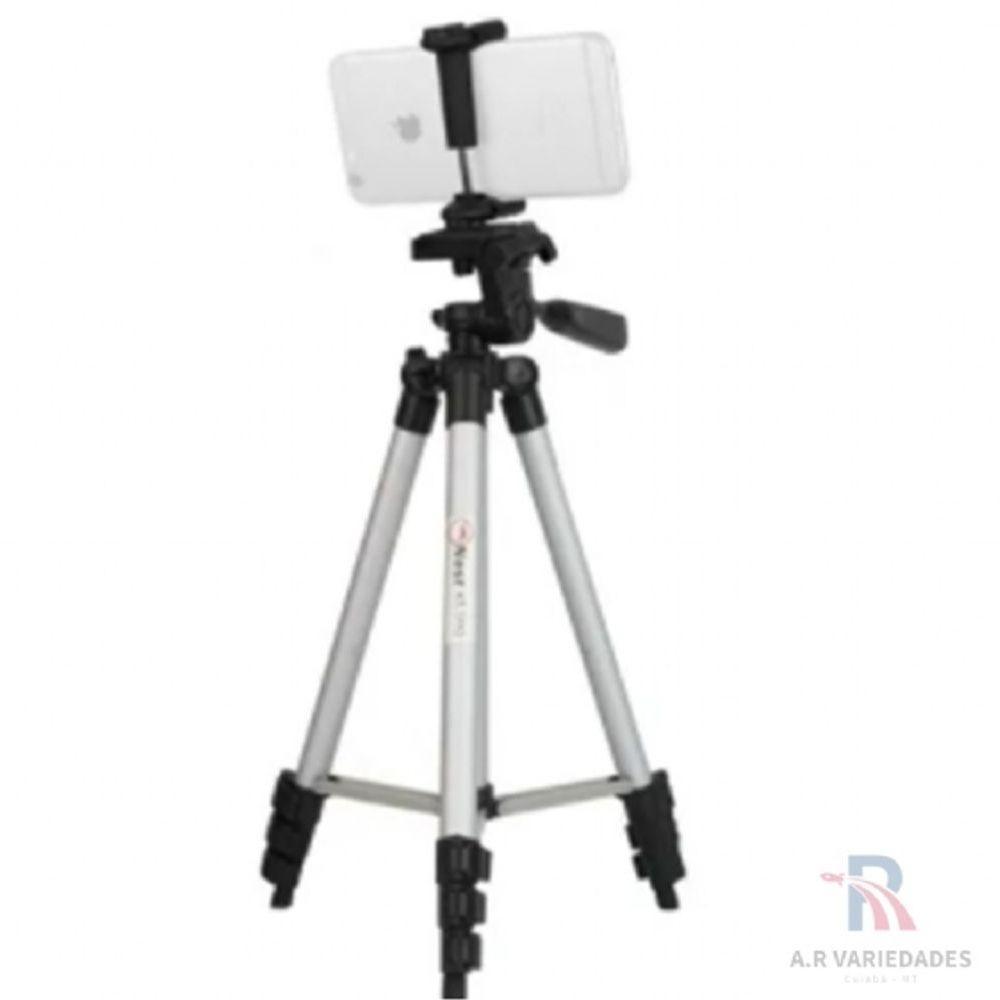 Tripé Para Celular Câmera E Celular Foto Selfie Ajustável 1m - 2