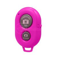 Controle Remoto Disparador De Fotos Bluetoth Selfie Rosa Nº7