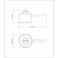 Caldeirão Tramontina Solar Em Aço Inox Fundo Triplo Com Tampa E Cabo 14 Cm 1,5 L Tramontina - 5