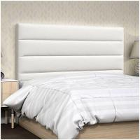 Cabeceira Quarto Casal Queen Greta 160Cm Corano Branco - D'Monegatto - 6