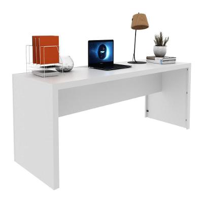 Mesa Escritório Retangular Cr25266 Outros sem Gavetas MDP 180cm Branco