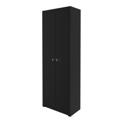 Armário para Escritório CR25015 2 Portas 5 Prateleiras MDP 60 X 171,5 X 31,8 Preto