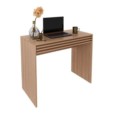 Mesa para Escritório Retangular Cr25261 com 1 Gaveta MDP 90cm Amêndoa