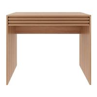 Escrivaninha-mesa Escritório 90cm Com 1 Gaveta Multimóveis Cr25261 Amêndoa Amêndoa
