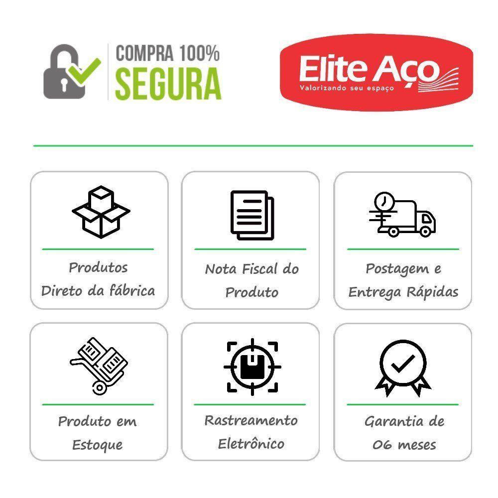 Armário Roupeiro Aço 20 Portas Academia Guarda Volume Trinco Laranja - 2