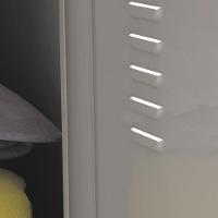 Armário Roupeiro Aço 16 Portas Academia Guarda Volume Trinco Verde