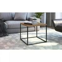 Mesa Lateral Cube 24803 Linha Complementos Preto Vermont Artesano Preto Vermont