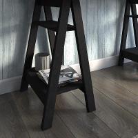 Mesa De Computador Com 4 Prateleiras Montana Olmo Preto - 6