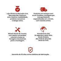 Beliche Ditália Cama Auxiliar Com Kit Luz Cm-15 Cor:branco Branco - 3