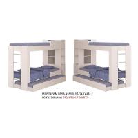 Beliche Ditália Cama Auxiliar Com Kit Luz Cm-15 Cor:branco Branco - 8