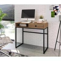 Escrivaninha Estilo Industrial 1 Gaveta Om005 Mel Pp Milani Store Mel - 3