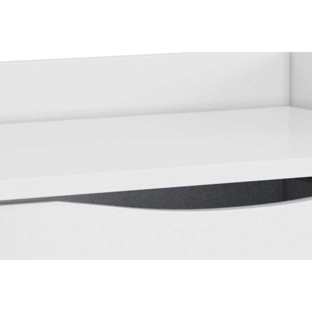 Mesa Cabeceira Casal 2 Gavetas M261 Branco - Kappesberg - 4