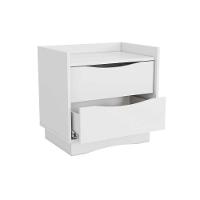Mesa Cabeceira Casal 2 Gavetas M261 Branco - Kappesberg - 3