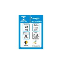 6 Lâmpadas High Led Tkl 110 20w - Taschibra 6500k (branca)