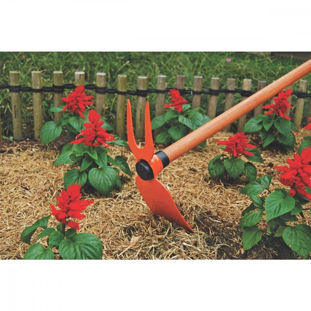 Sacho Duas Pontas Em Aço Com Cabo De Madeira 60 Cm - 3