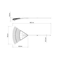 Vassoura Com 30 Dentes Tramontina Em Polipropileno Laranja Com Cabo De Madeira 120 Cm Tramontina - 4