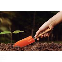 Pazinha Estreita Metálica Para Jardinagem Tramontina Com Cabo De Madeira Tramontina - 2