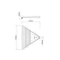 Vassoura Com 22 Dentes Tramontina Em Polipropileno Laranja Sem Cabo Tramontina - 4