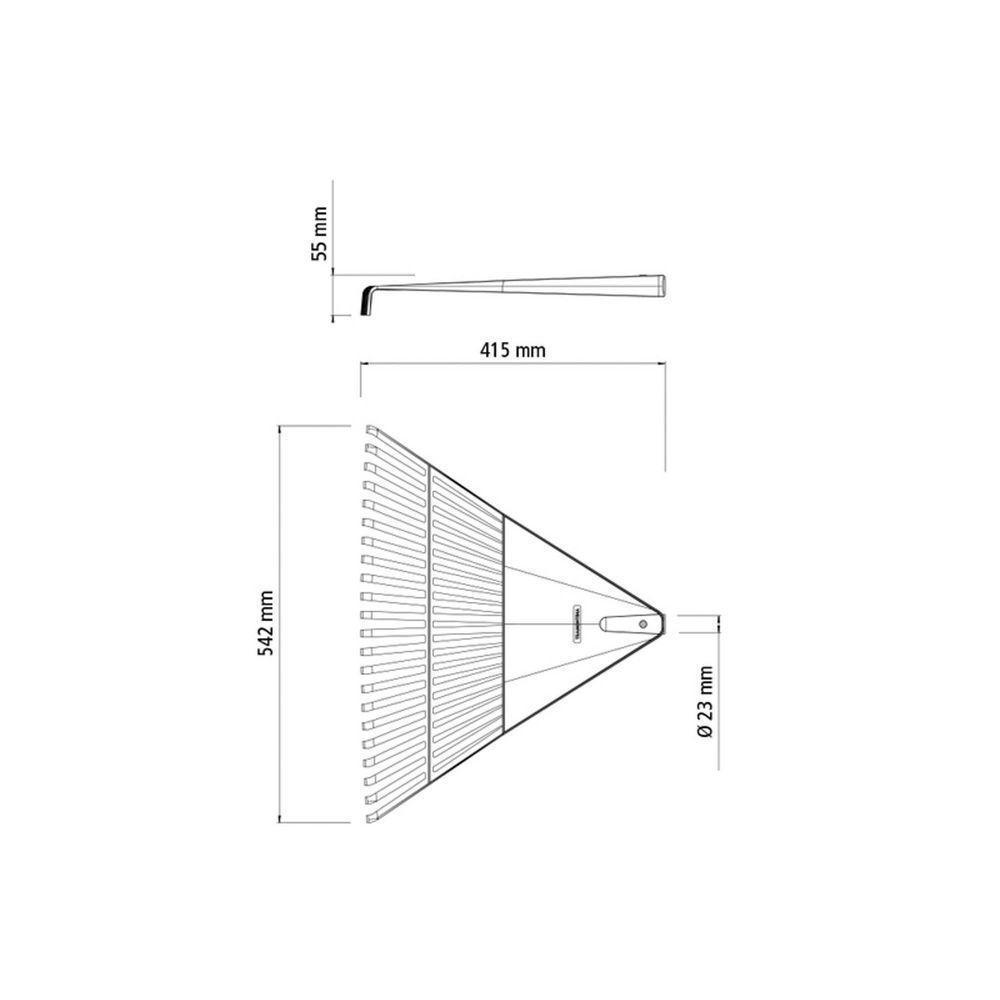 Vassoura Com 22 Dentes Tramontina Em Polipropileno Preto Sem Cabo Tramontina - 4