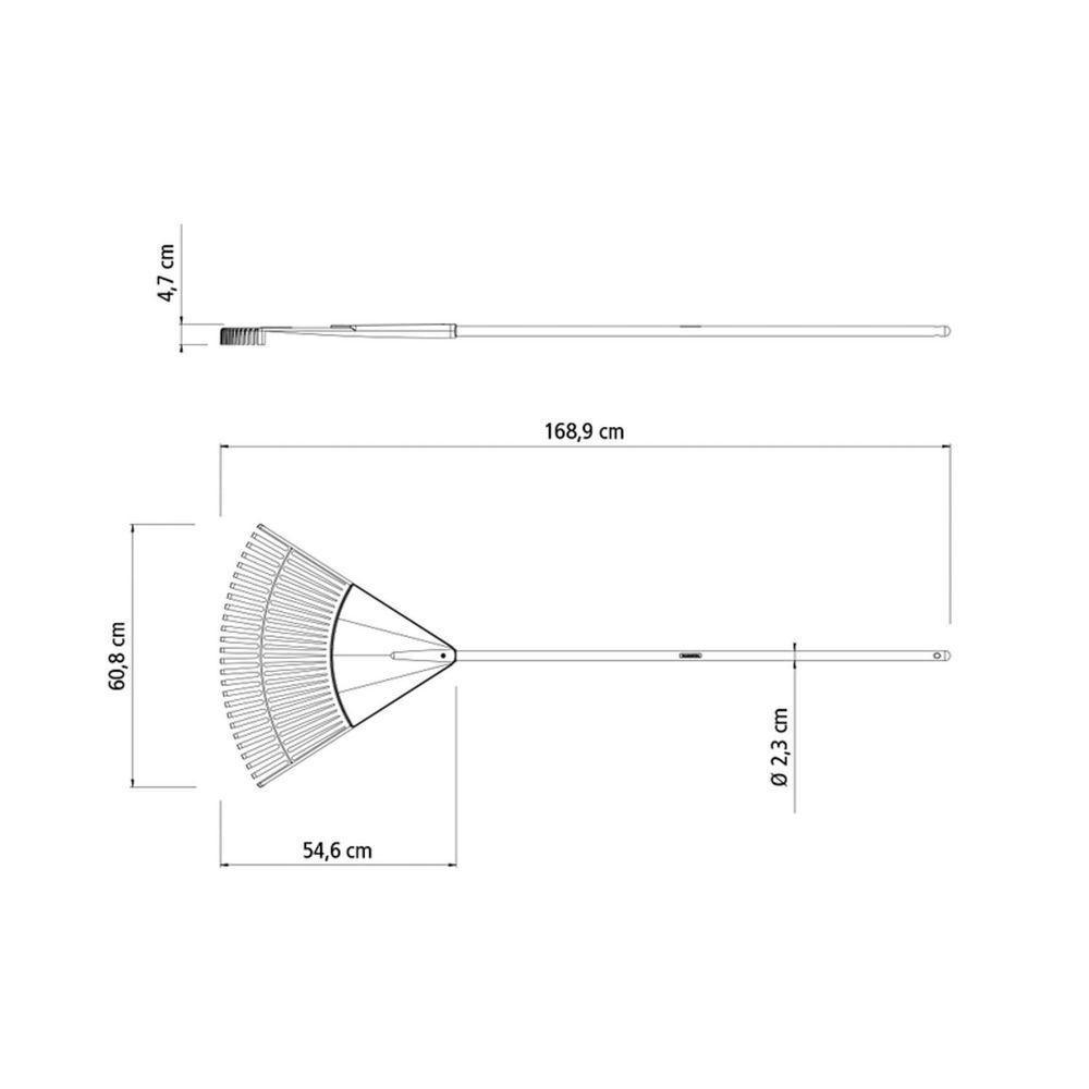 Vassoura Com 26 Dentes Tramontina Em Polipropileno Preto Com Cabo De Madeira 120 Cm Tramontina - 4