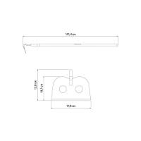 Enxada Metálica Para Argamassa Com Haste Tramontina Com Cabo De Madeira 130 Cm Tramontina - 7