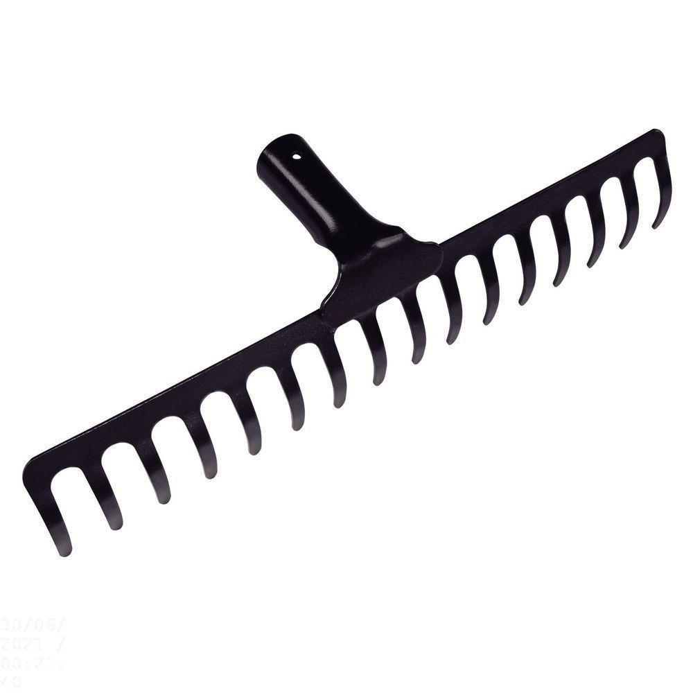 Ancinho Curvo Leve Com 16 Dentes Tramontina Em Aço Sem Cabo Tramontina - 1