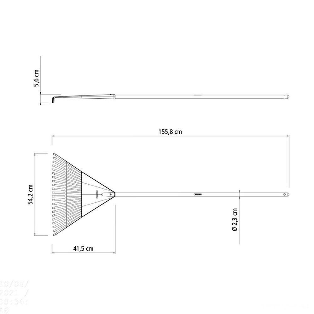Vassoura Com 22 Dentes Tramontina Em Polipropileno Preto Com Cabo De Madeira 120 Cm Tramontina - 4