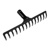 Ancinho Curvo Leve com 14 Dentes Tramontina em Aço sem Cabo - 2