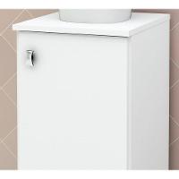 Balcão Para Bebedouro 01 Porta Bl3306 Branco Branco