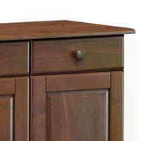 Balcao 4 Portas 4 Gavetas Madeira Maciça 8929 Rubi Café - 11