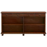 Balcao 4 Portas 4 Gavetas Madeira Maciça 8929 Rubi Café - 19