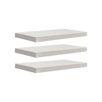 Kit 3 Prateleiras 30 x 20cm Branco Espessura 25mm Invisível