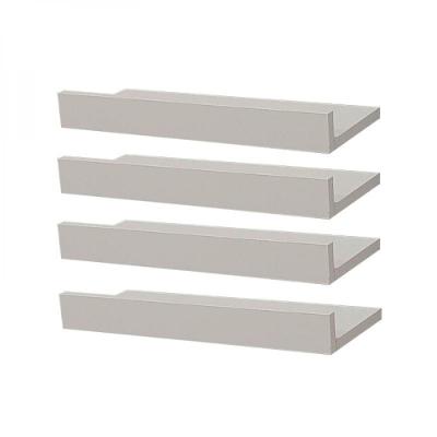 Kit 4 Prateleiras Porta Quadros 60 X 15cm Suporte Invisível