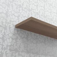 Prateleira 80 X 20cm Nogal Suporte Invisível - 6