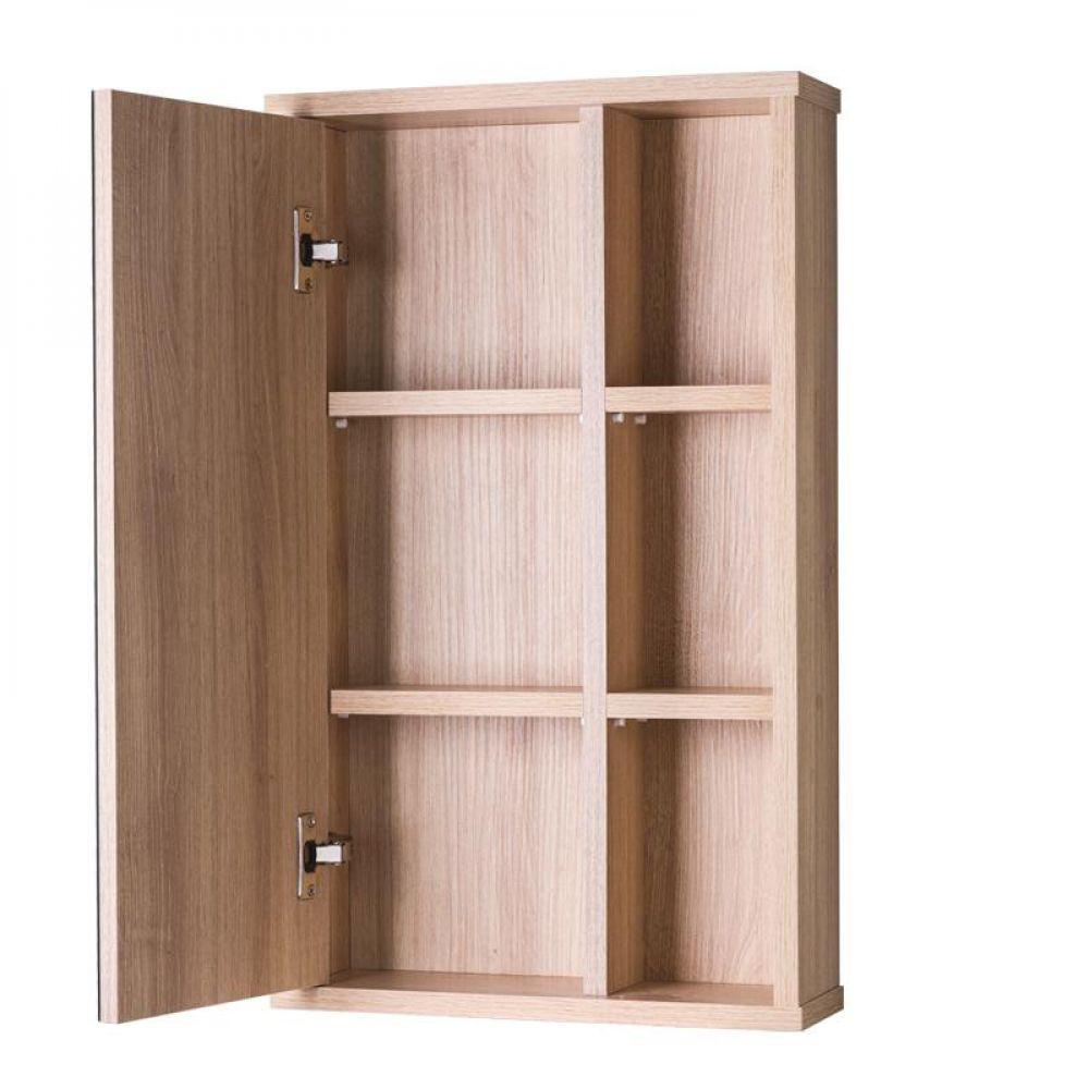 Espelho Para Banheiro Com Armário Milano Carvalho - 4