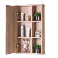 Espelho Para Banheiro Com Armário Milano Carvalho - 2