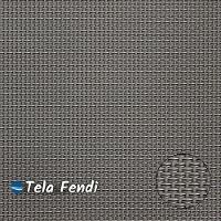 Kit 2 Espreguiçadeira Piscina Alumínio Marrom Tela Fendi - 3