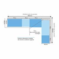Quarto De Canto Solteiro Com Guarda Roupas Cabeceira E Mesa De Cabeceira Alpes Luciane Móveis Branco Pf Com Branco Pf