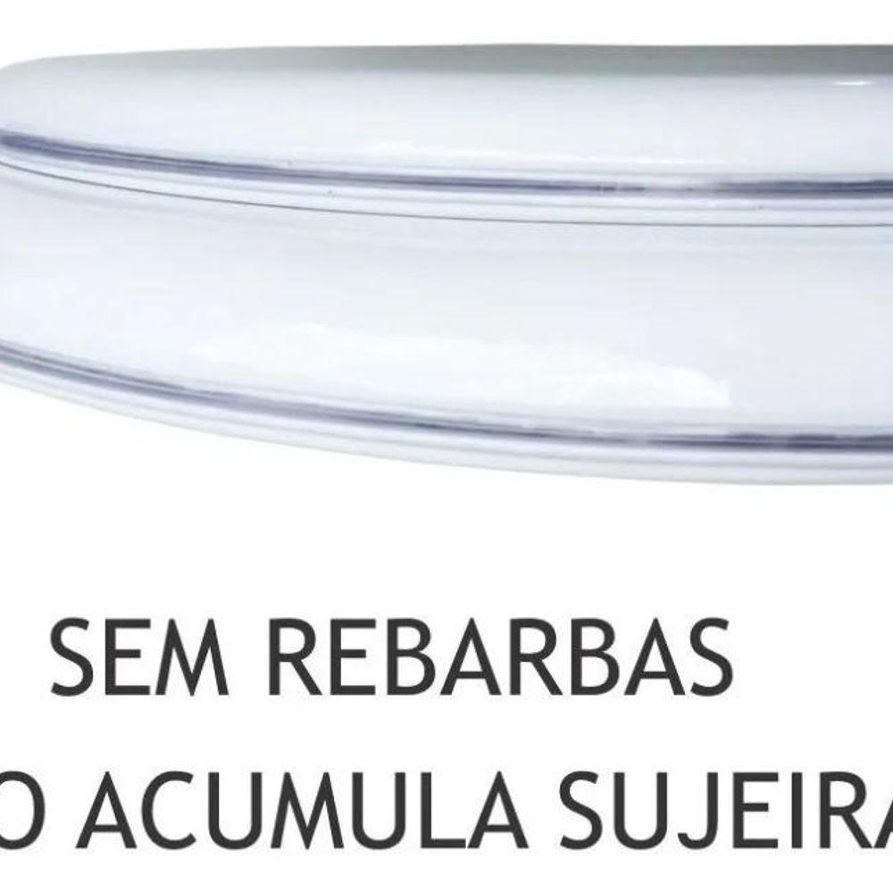 Assento Sanitário Almofadado Vesúvio Branco Icasa - 3