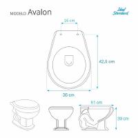 Assento Sanitário Poliéster Avalon Branco Ideal Standard - 7