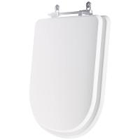 Tampa Vaso Sanitário Antimicrobiano Branco Para Bacia Fiori - 5