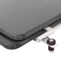 Tampa Vaso Em Mdf Primula Plus Cinza Escuro Para Bacia Fiori - 2