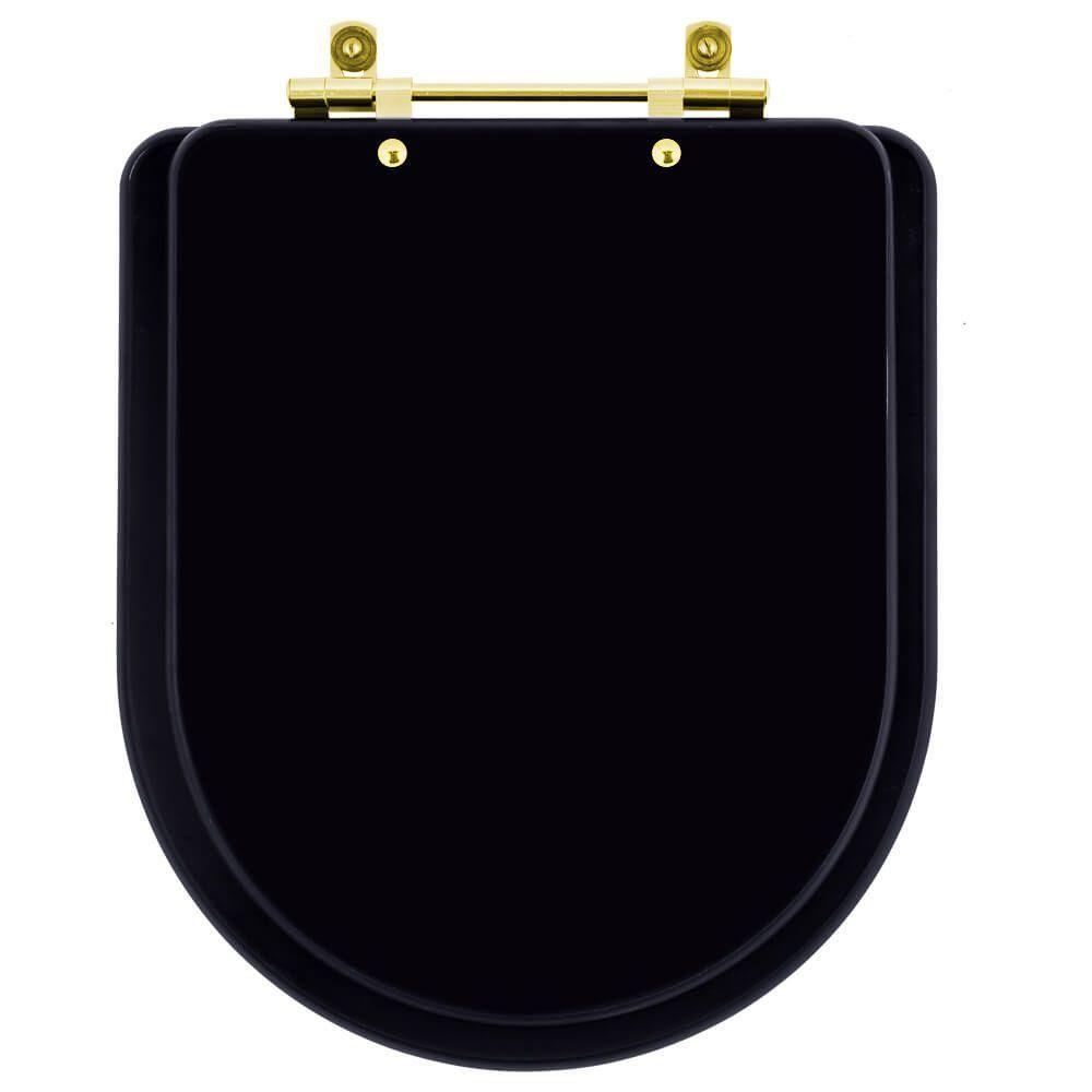 Assento Sanitário Link Preto Fosco - 1