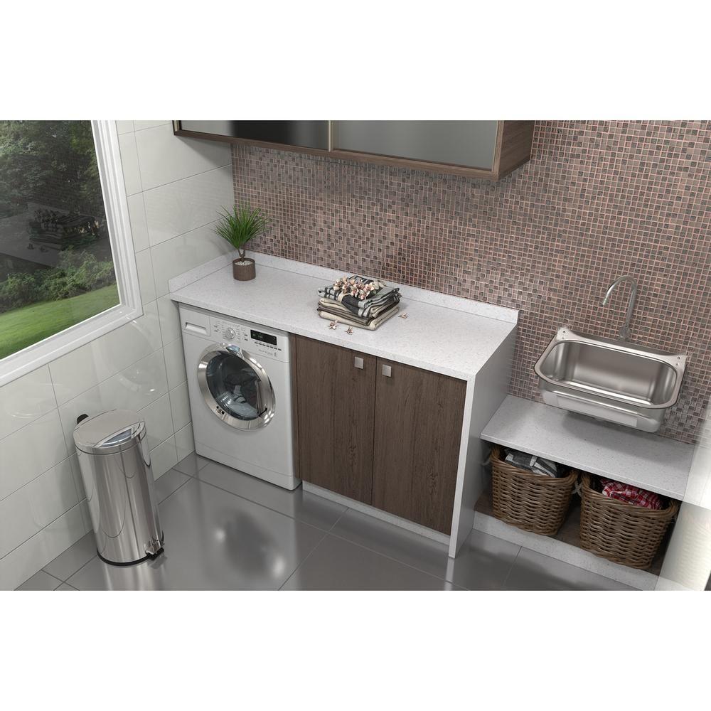 Tanque De Parede Hera Wall 30 L Em Inox Acetinado 50X40 Cm - 1